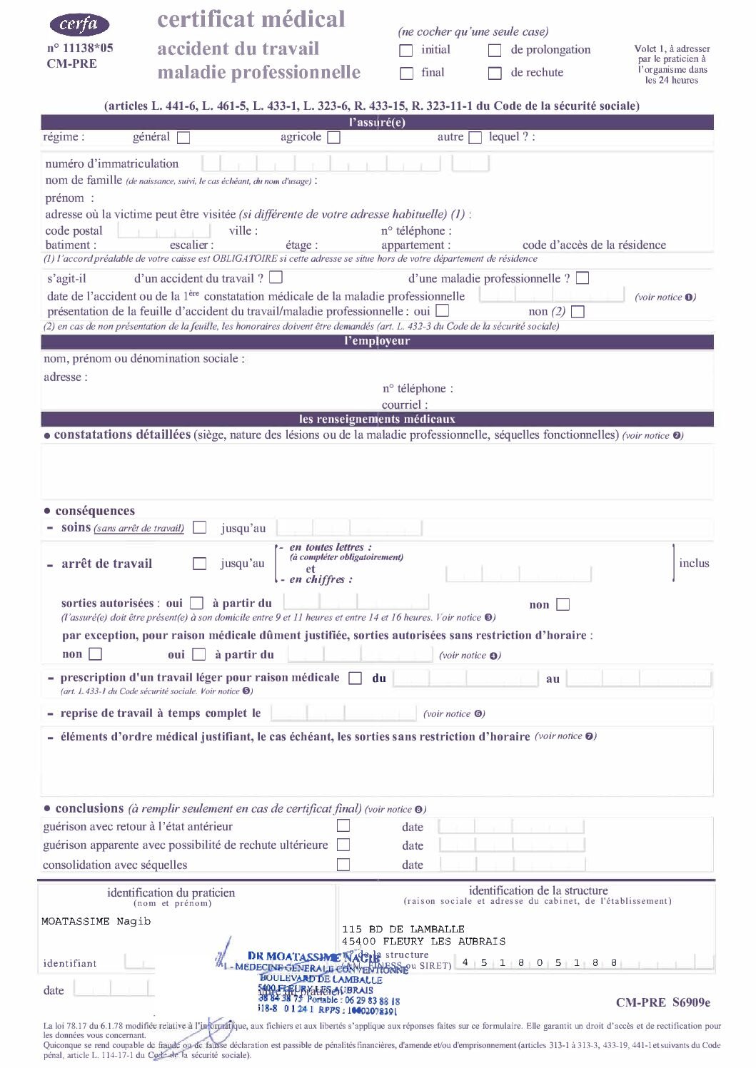 at45 - Médecin en ligne , arrêt en ligne les portes en ré ...