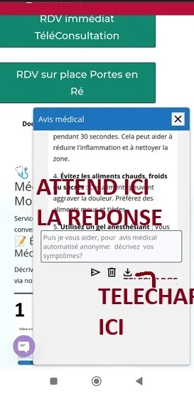 Attente réponse médecin Mondoc